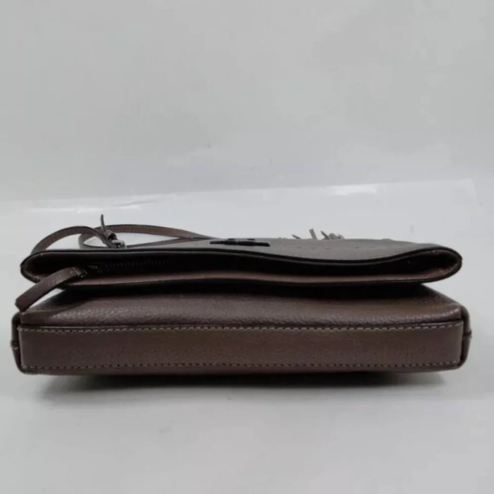 TORY BURCH  Brown Leather Shoulder Bag